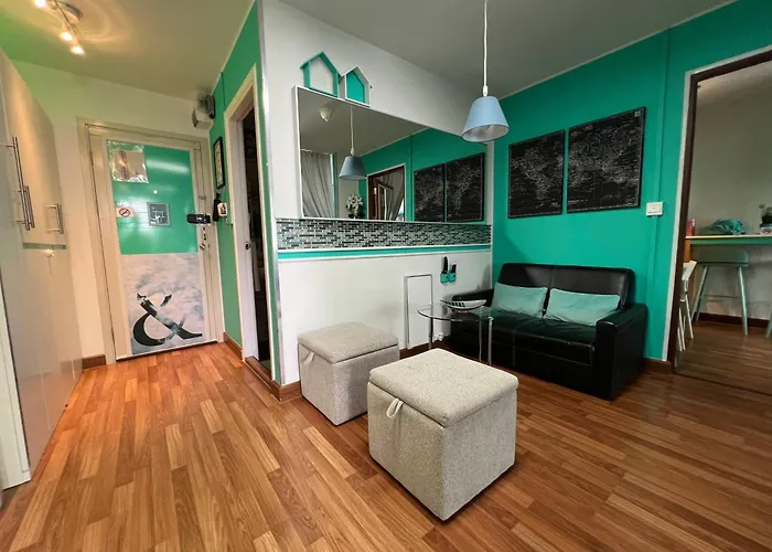 Apartment White Turquoise -1 Bedroom Apartment- *